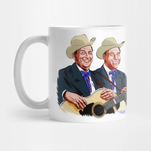 Flatt and Scruggs - An illustration by Paul Cemmick Mug